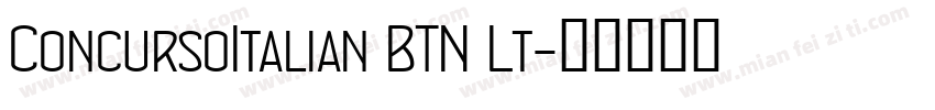ConcursoItalian BTN Lt字体转换